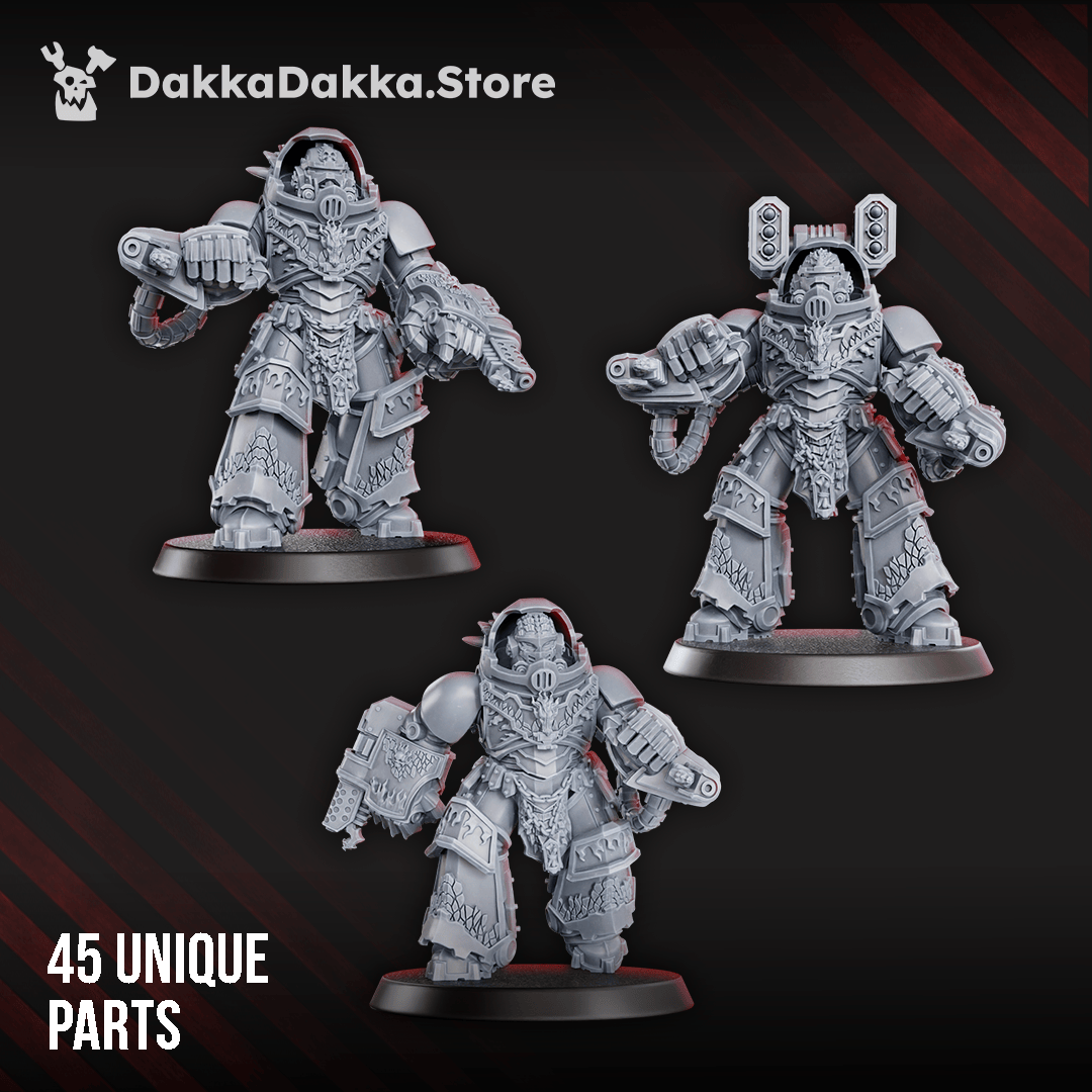 Dragon armor squad (build-kit) + Model assembly guide 2