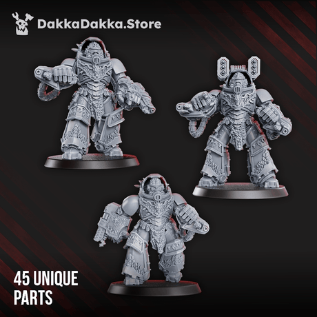 Dragon armor squad (build-kit) + Model assembly guide 2