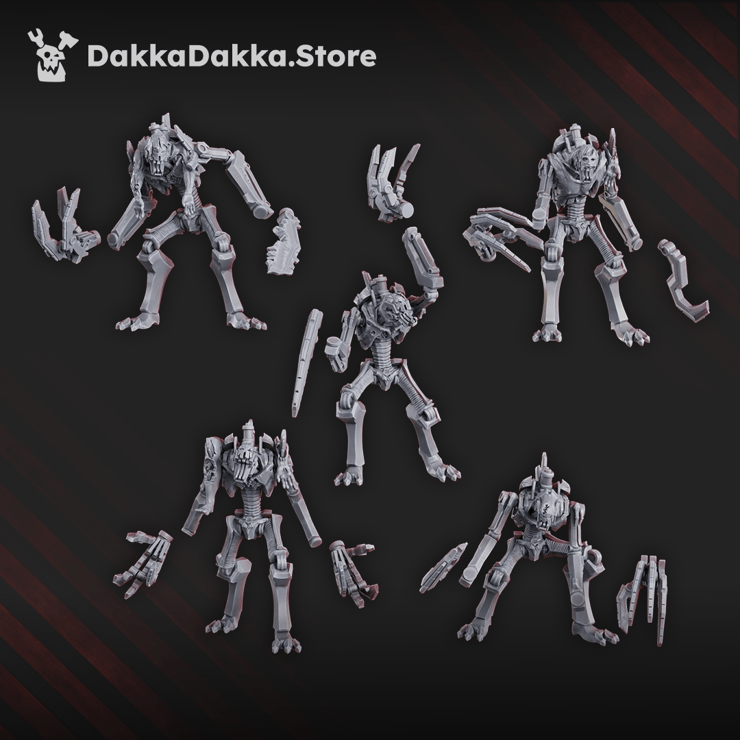 Tabletop Terrain Miniature Robot Legions Flesh Eaters x5