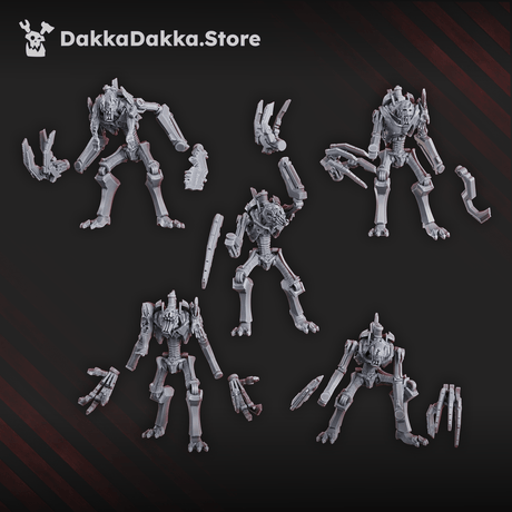 Tabletop Terrain Miniature Robot Legions Flesh Eaters x5