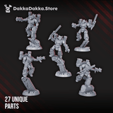 Assault Squad of Fire Lizard Warriors Order  (build kit) 2