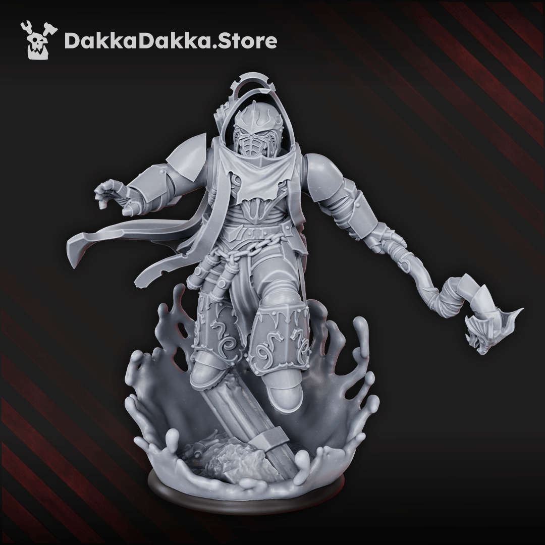 Tabletop Terrain Miniature Archivist Brother “Nethuns, the Tidal Wave”