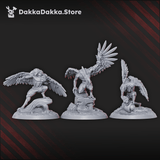 Tabletop Terrain Miniature Birdfused Wings Squad (x3)