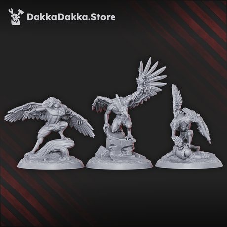 Tabletop Terrain Miniature Birdfused Wings Squad (x3)