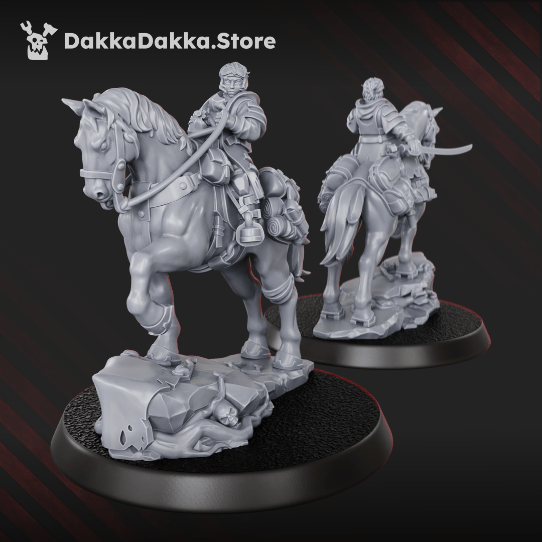 Tabletop Terrain Miniature The Alcat Rats Assault Riders Squad (x5)