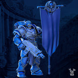 Legio Prima Victrix Bannerman - Prime Armored Space Standard Bearer 3