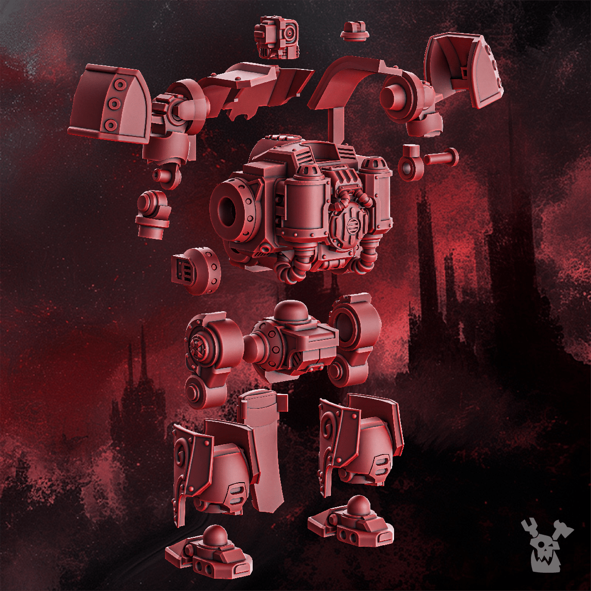 Crimson Wings Heavy Walker 3