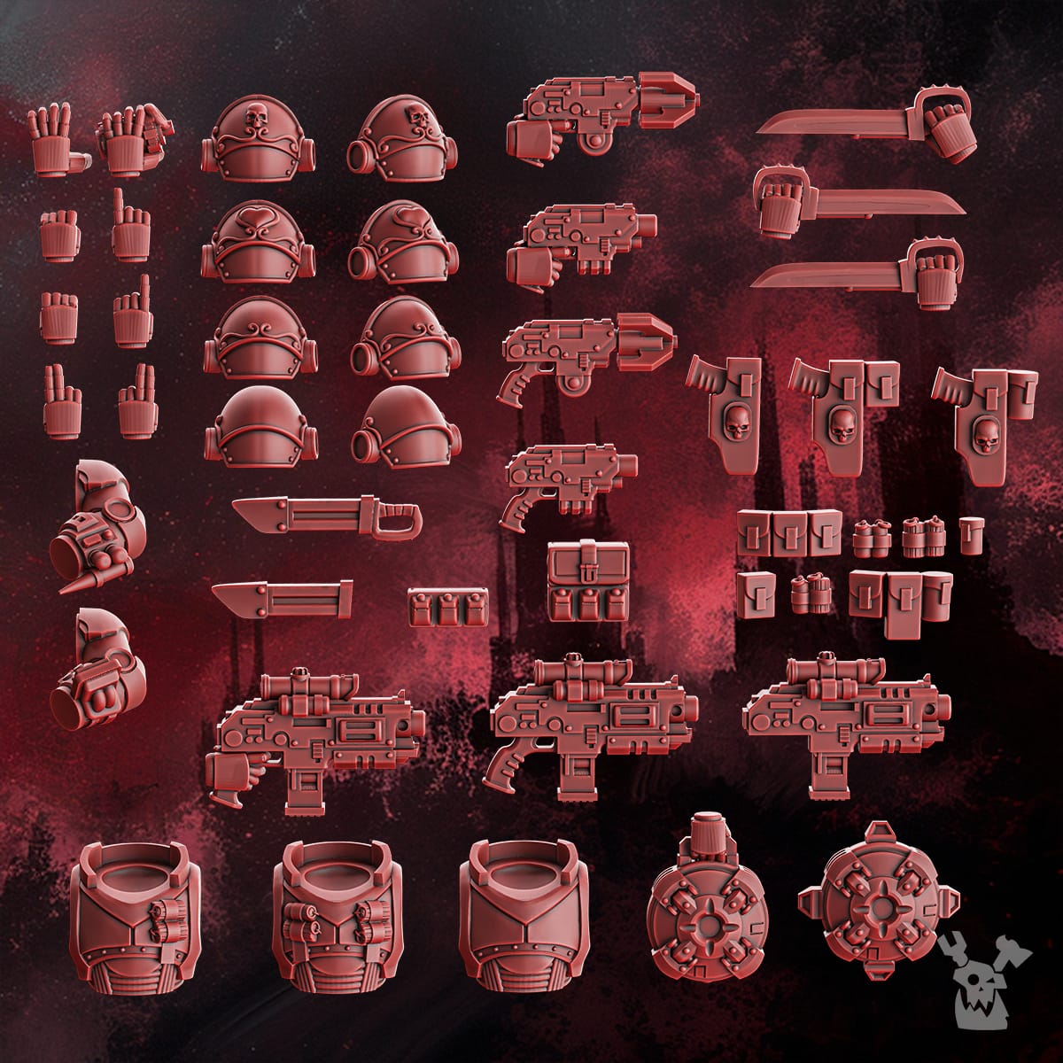 Crimson Wings Recon Squad (build-kit & easy-to-build models) 3