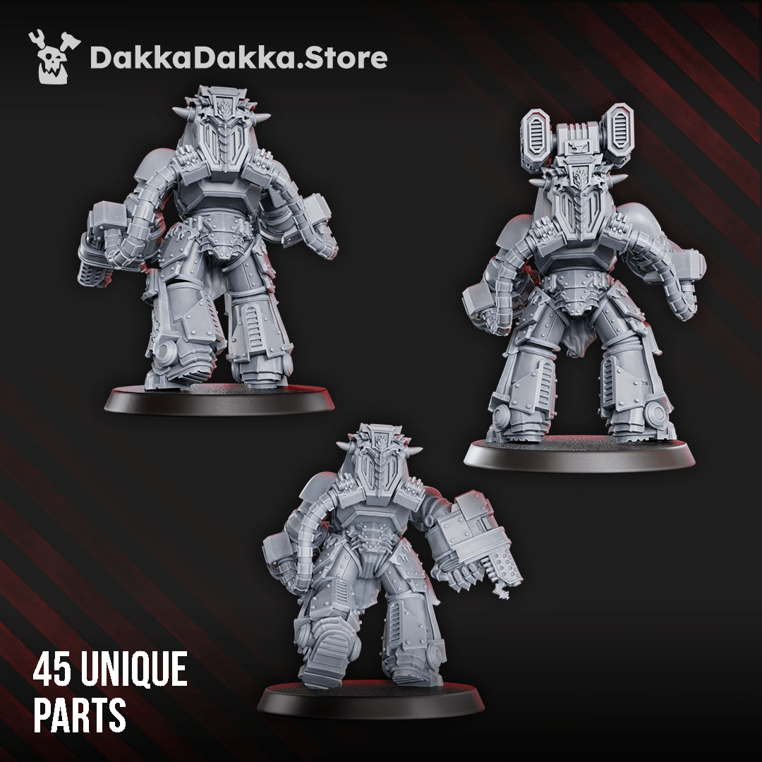 Dragon armor squad (build-kit) + Model assembly guide 3