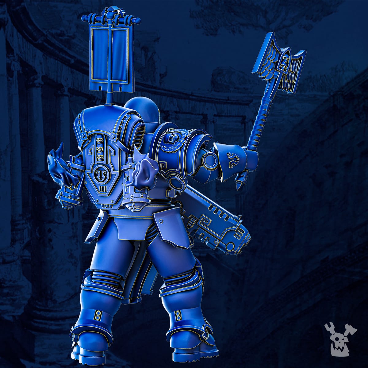 Legio Prima Victrix Priest - Prime Armored Space Leader 3