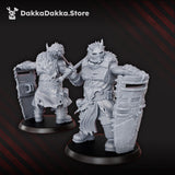 Tabletop Terrain Miniature Vulture Ogres x3