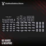 Tabletop Terrain Miniature Bullwhip Clan Warriors (build kit) - Prime Armored Battleline Squad of Space Knights