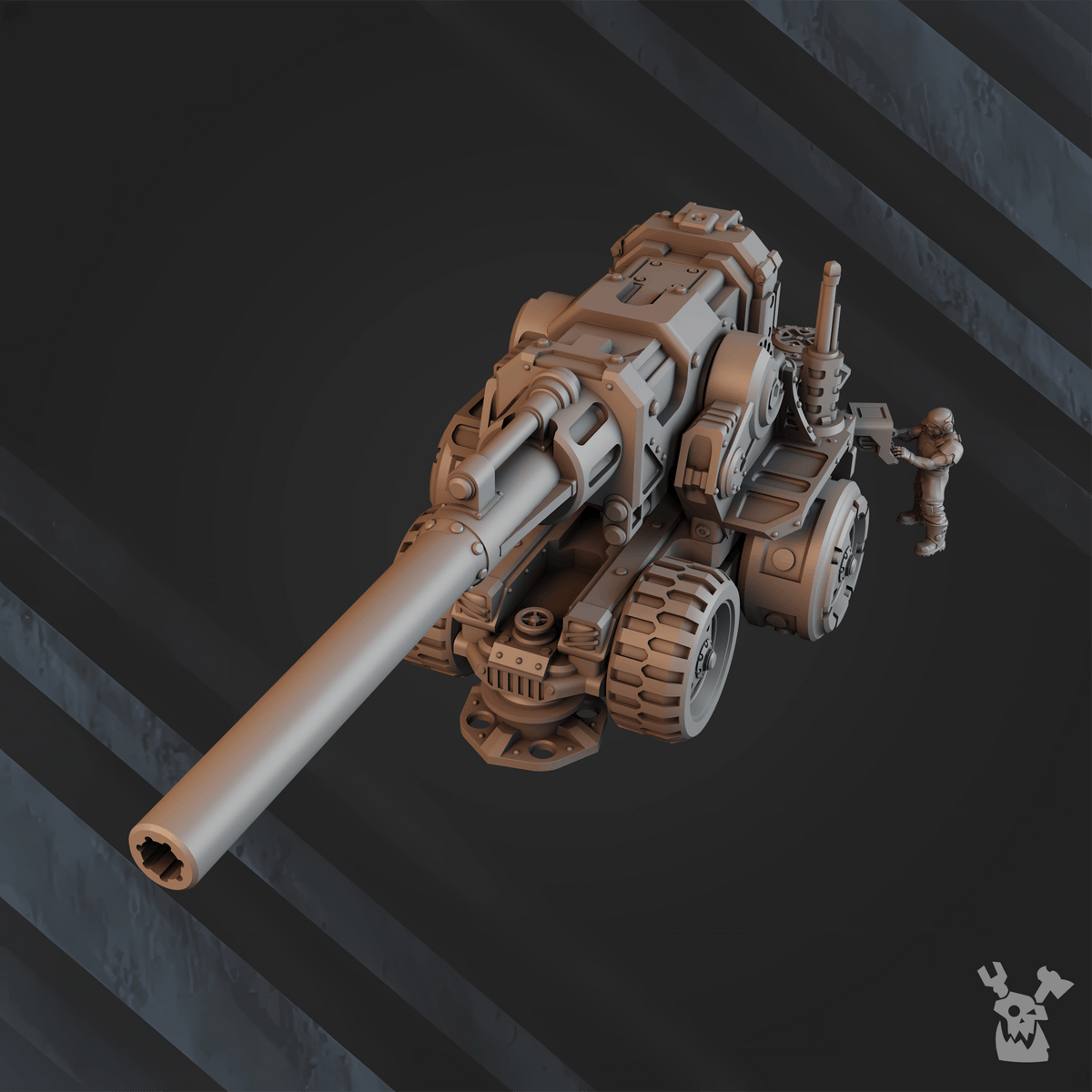 Heavy Artillery Mount with Earthquaker Cannon & Gorgon Siege Gun 4