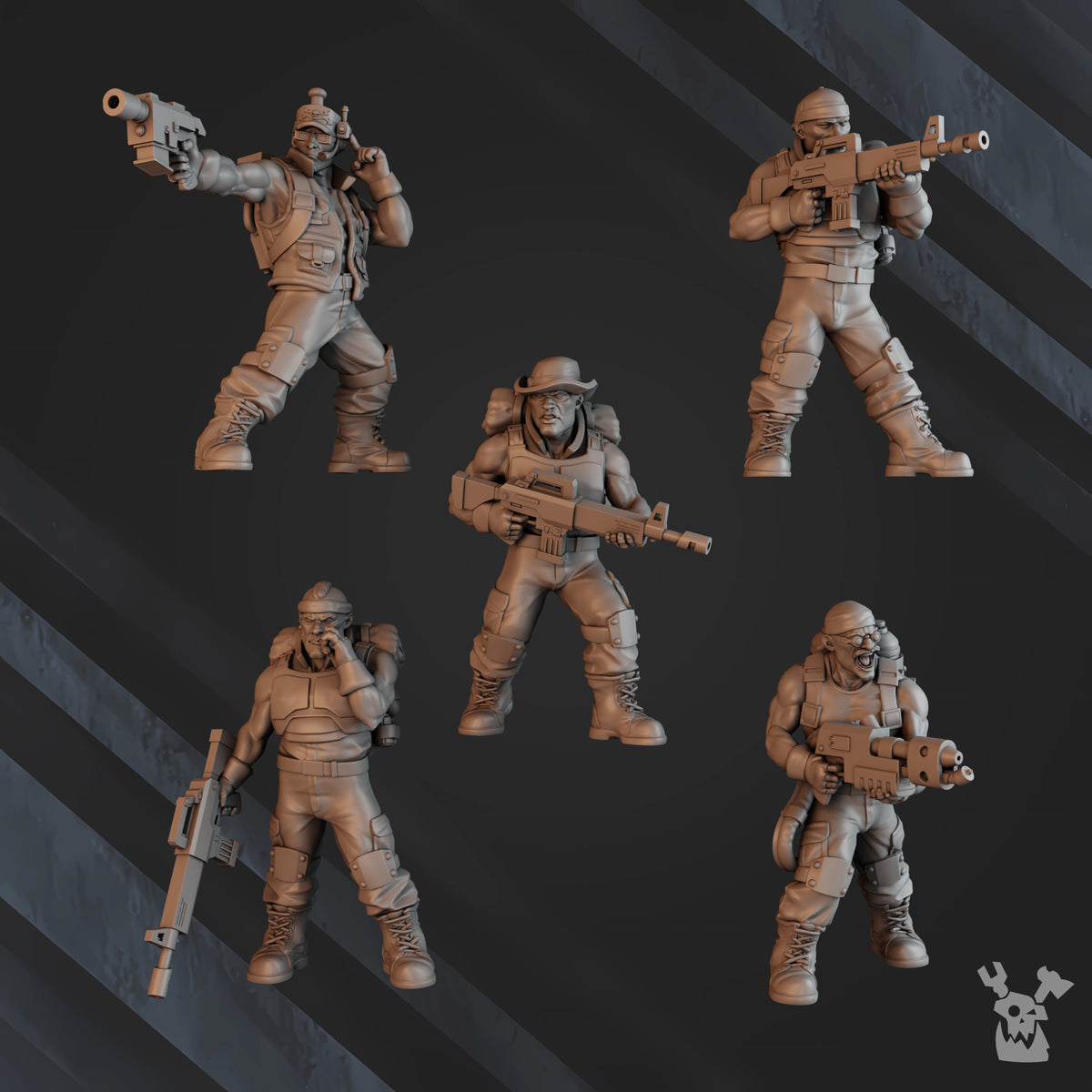 Green Hell Division Infantry Squad (pre-assembled) 4