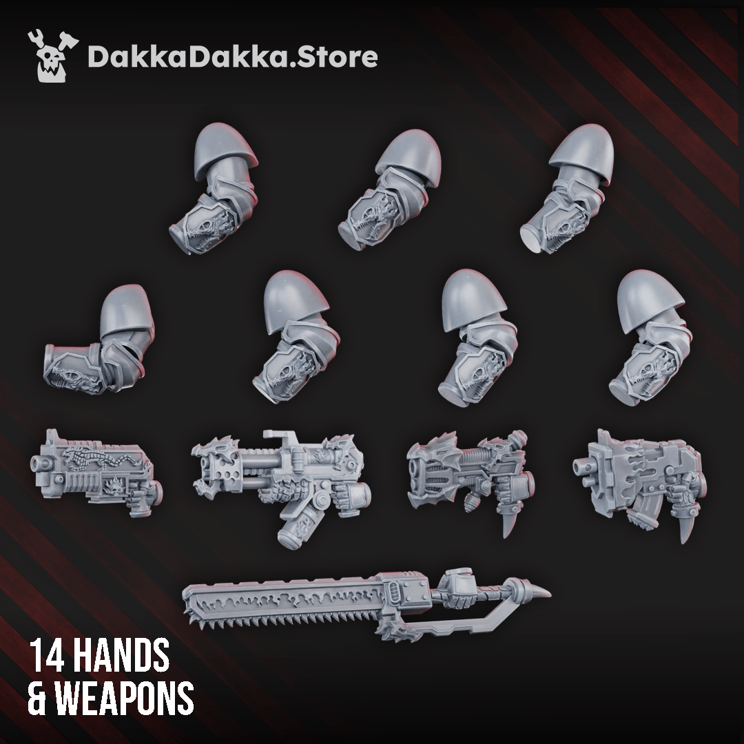 Assault Squad of Fire Lizard Warriors Order  (build kit) 4