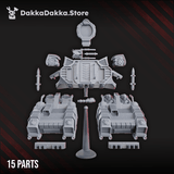Tabletop Terrain Miniature Hover Attack Speeder