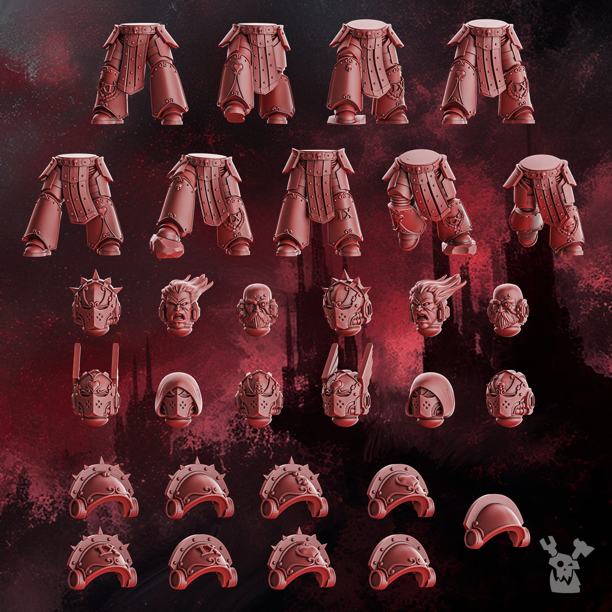 Crimson Wings Tactical Squad (build-kit & easy-to-build models) 4