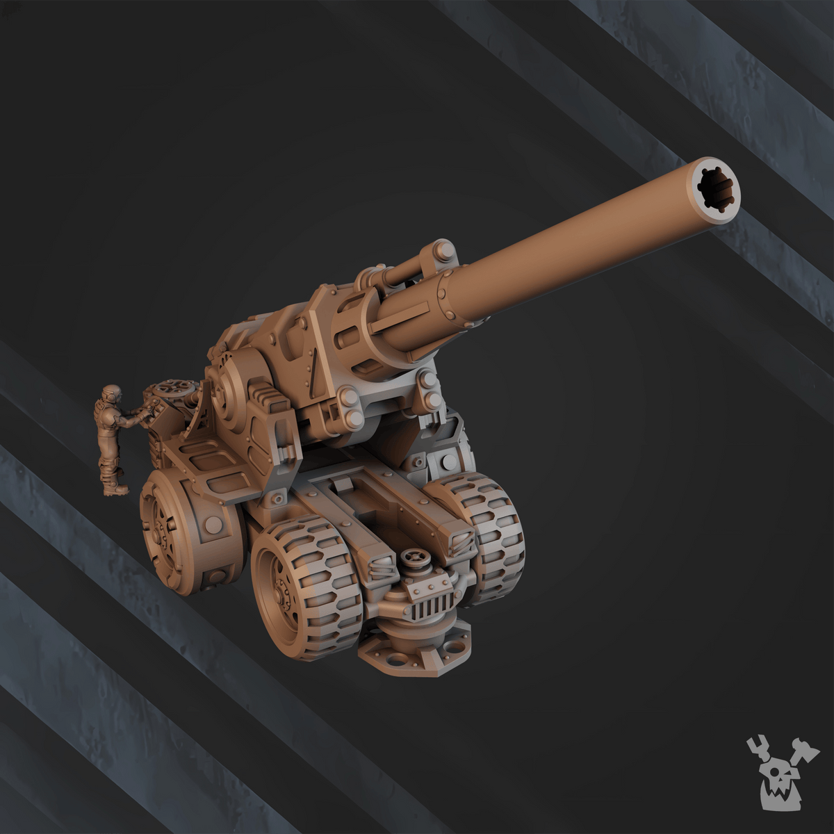 Heavy Artillery Mount with Earthquaker Cannon & Gorgon Siege Gun 5