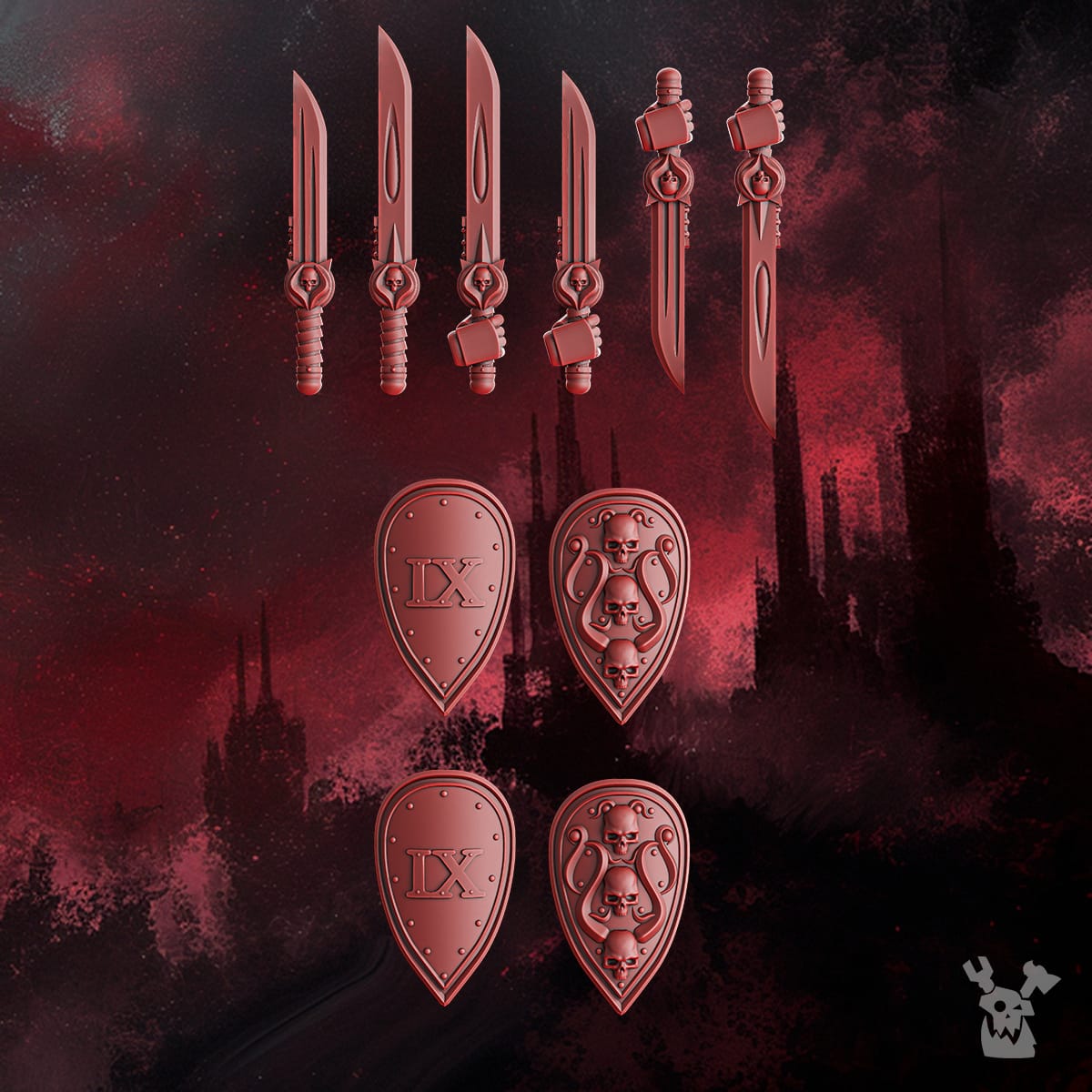 Crimson Wings Tactical Squad (build-kit & easy-to-build models) 5