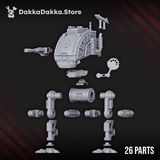 Tabletop Terrain Miniature Armored Stompermech