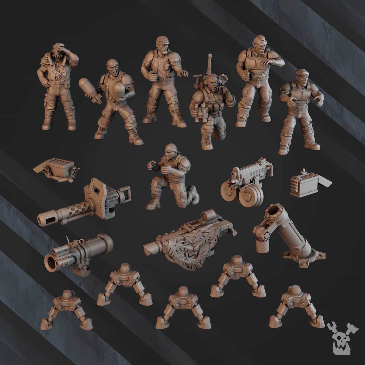 Green Hell Division Heavy Fire Support Squad 5