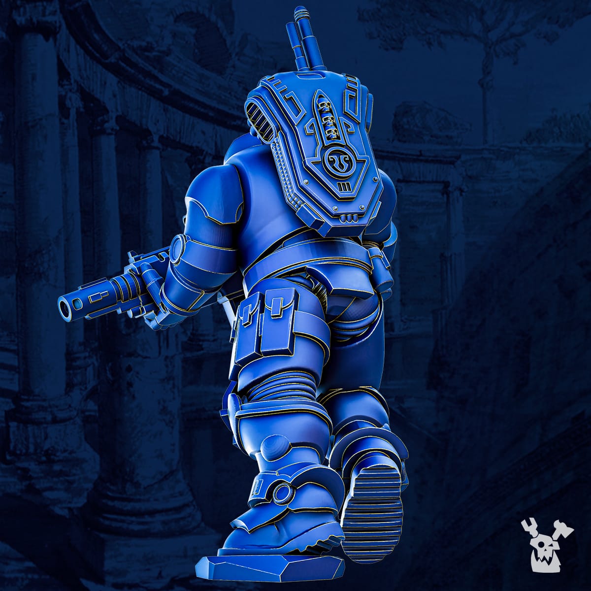 Tacet Vestiga Squad (build kit) - Recon Armored Space Assault Unit of Legio Prima Victrix 6