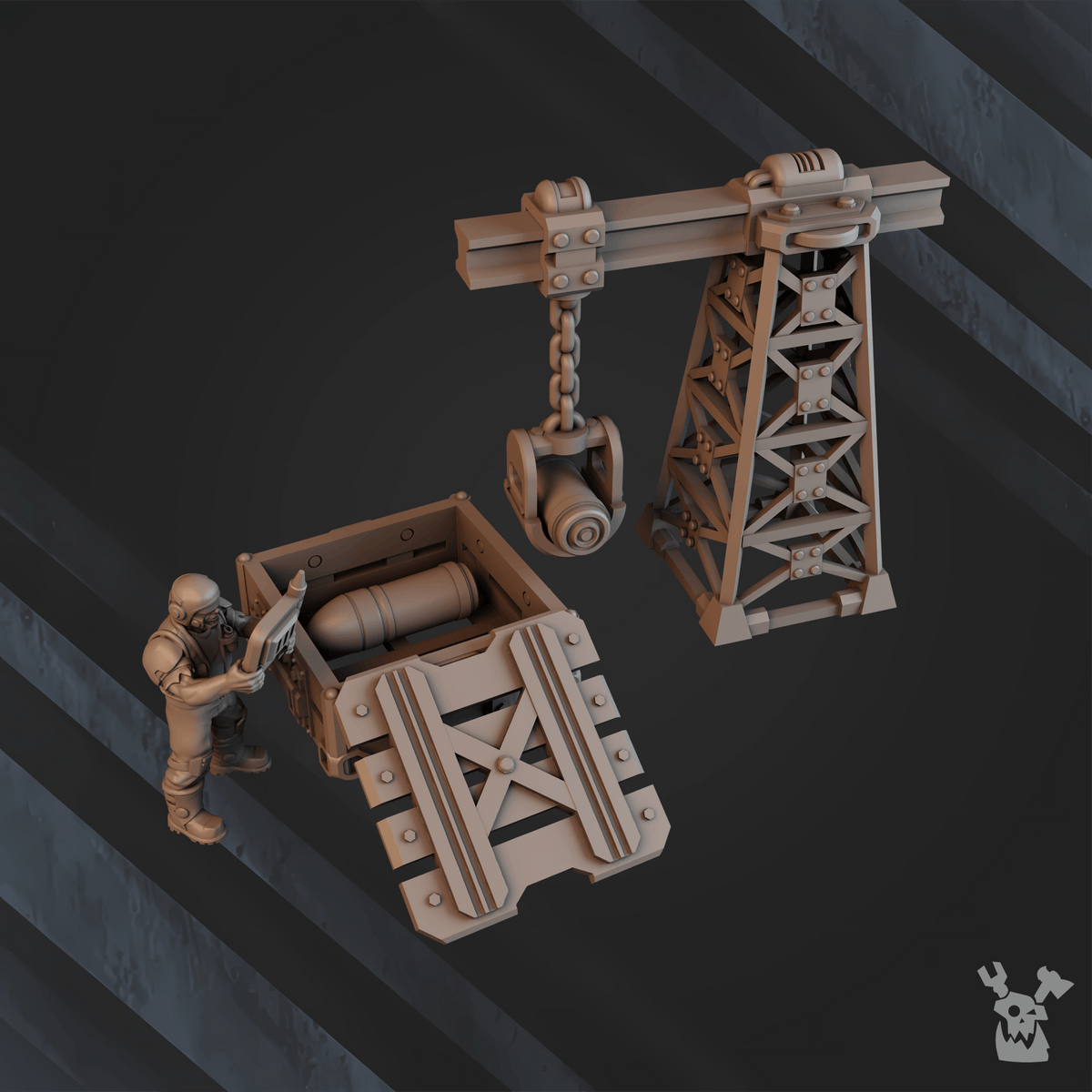 Heavy Artillery Mount with Earthquaker Cannon & Gorgon Siege Gun 7
