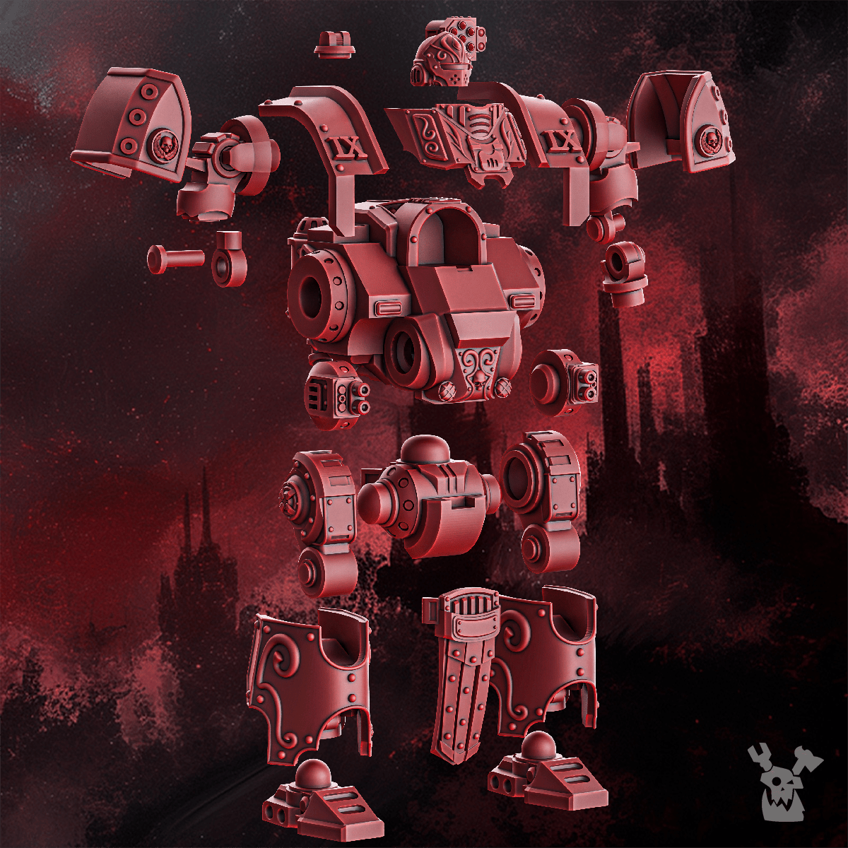 Crimson Wings Heavy Walker 8