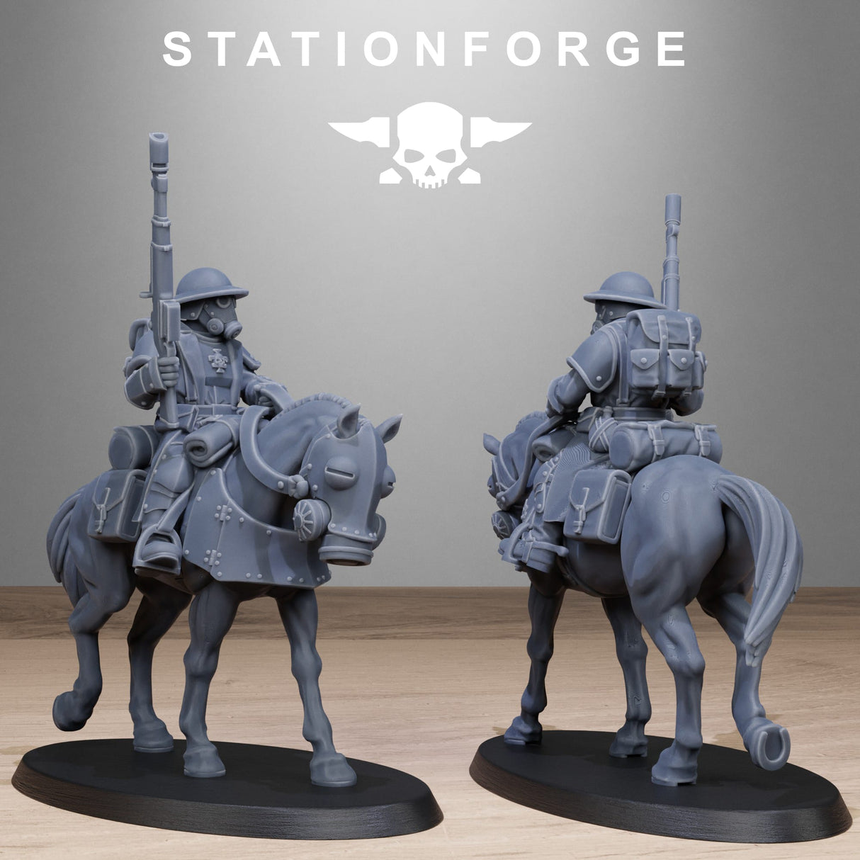 Tabletop Terrain Miniature RoyalGuard Cavalry