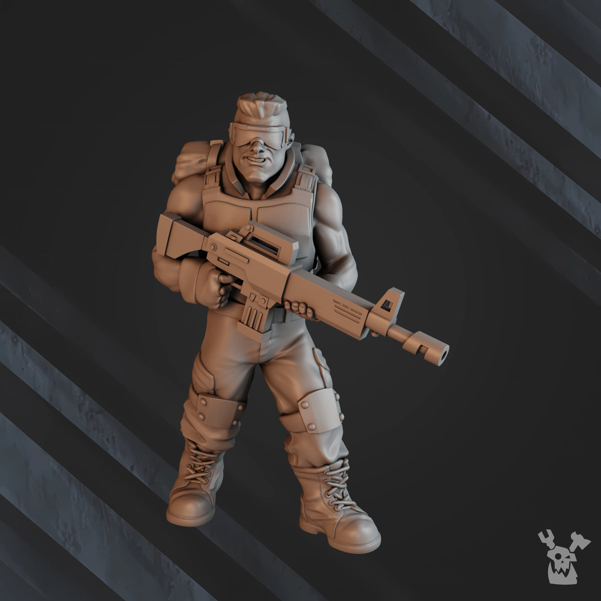 Green Hell Division Infantry Squad (pre-assembled) 9