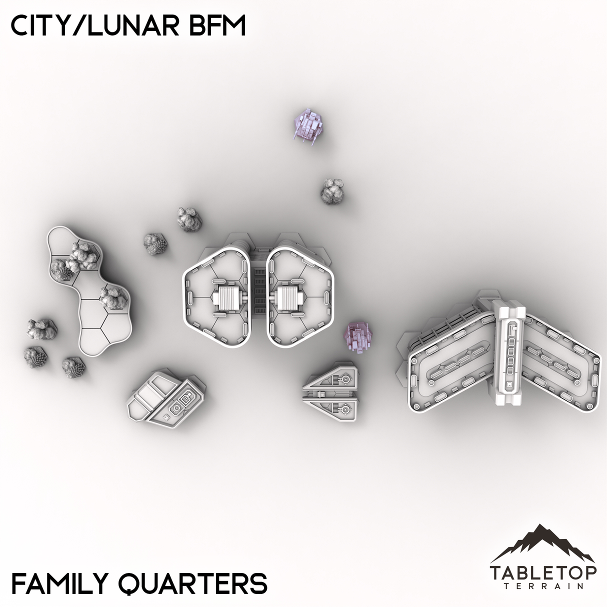 HEXTECH Flüsse und Seen Geländefliesen - 6mm