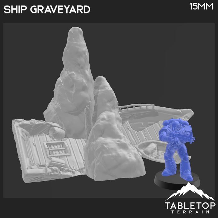 Tabletop Terrain Terrain Modular Ship Graveyard