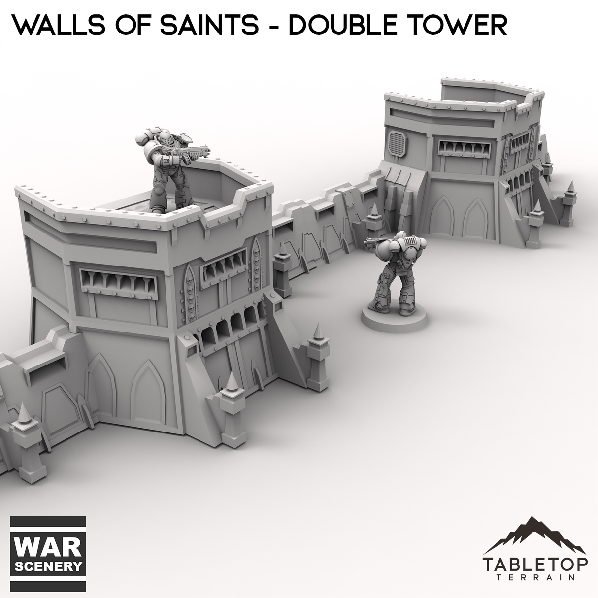 Wall of Saints Double Tower