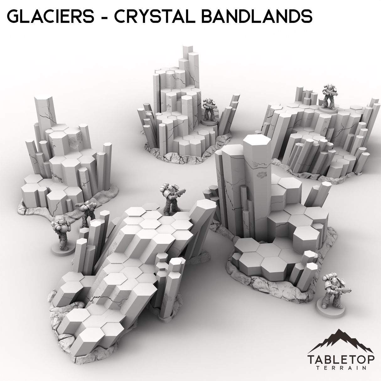 Glaciers - Crystal Bandlands