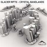 Glacier Rifts - Crystal Bandlands