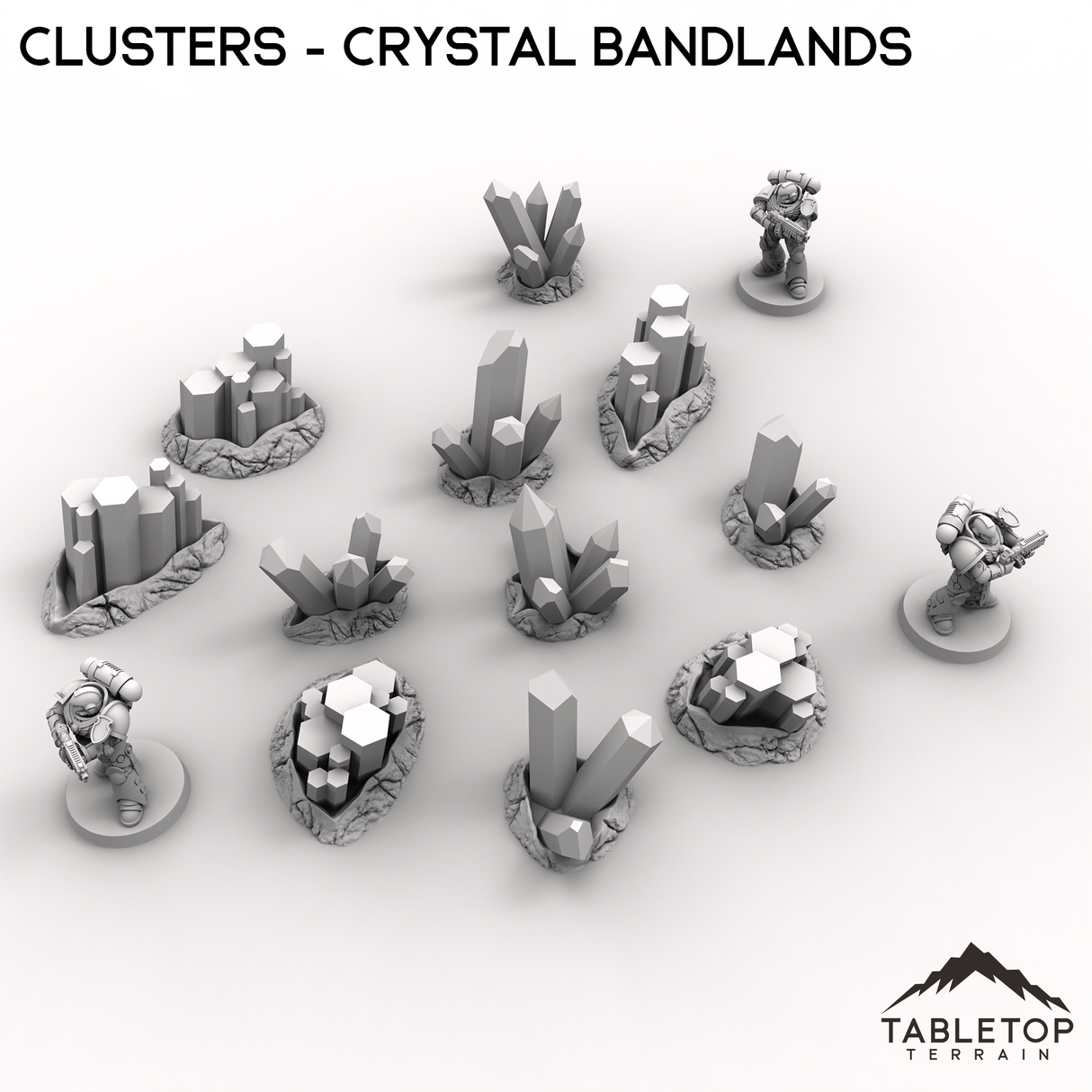 Clusters - Crystal Bandlands