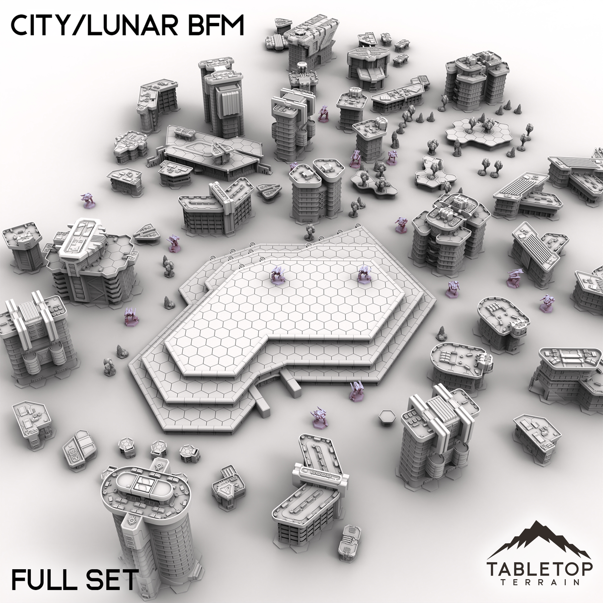 HEXTECH Flüsse und Seen Geländefliesen - 6mm