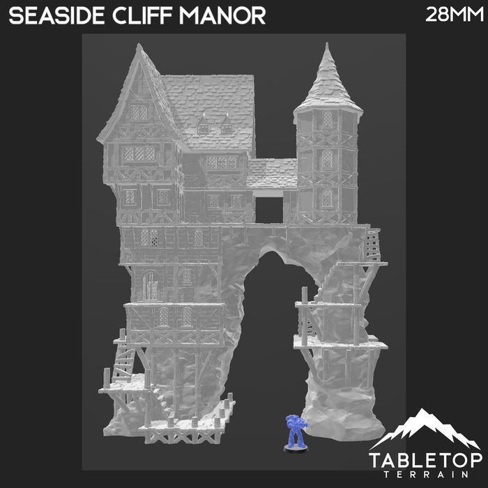 Tabletop Terrain Building Seaside Cliff Manor