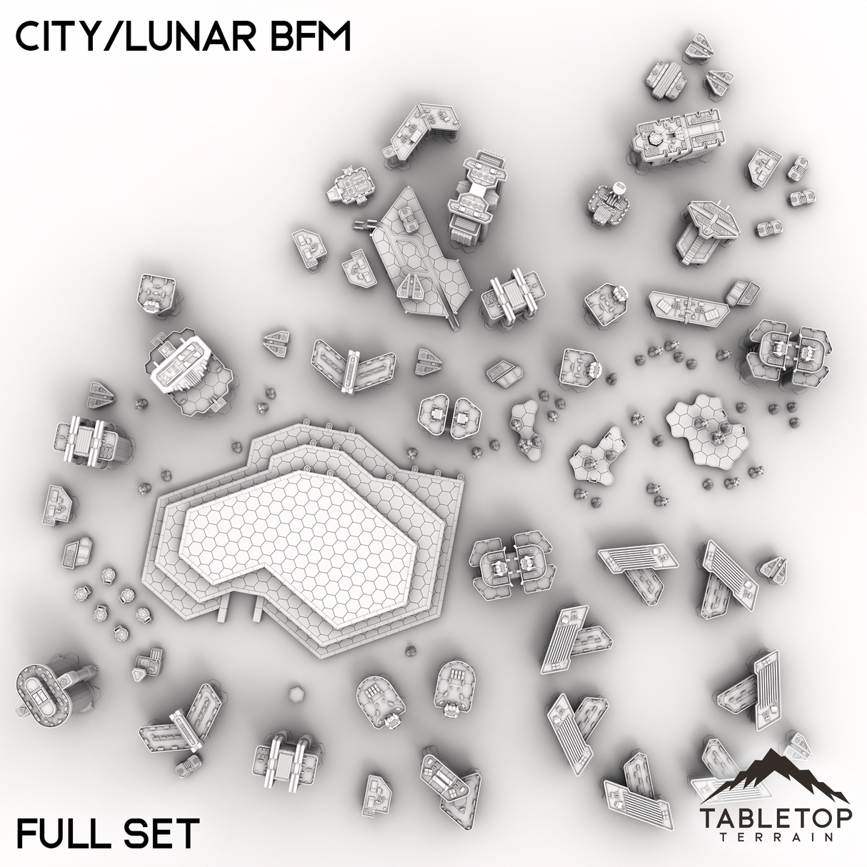 HEXTECH Flüsse und Seen Geländefliesen - 6mm