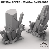 Crystal Spires - Crystal Bandlands