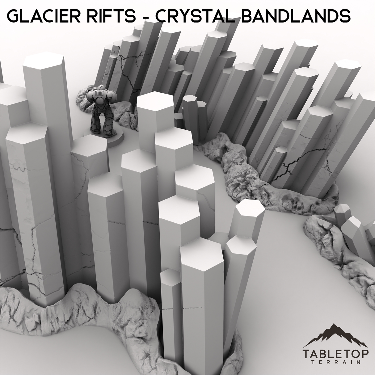 Glacier Rifts - Crystal Bandlands