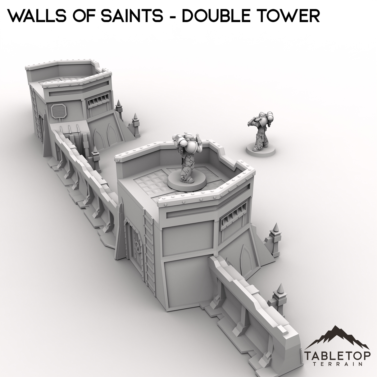 Wall of Saints Double Tower