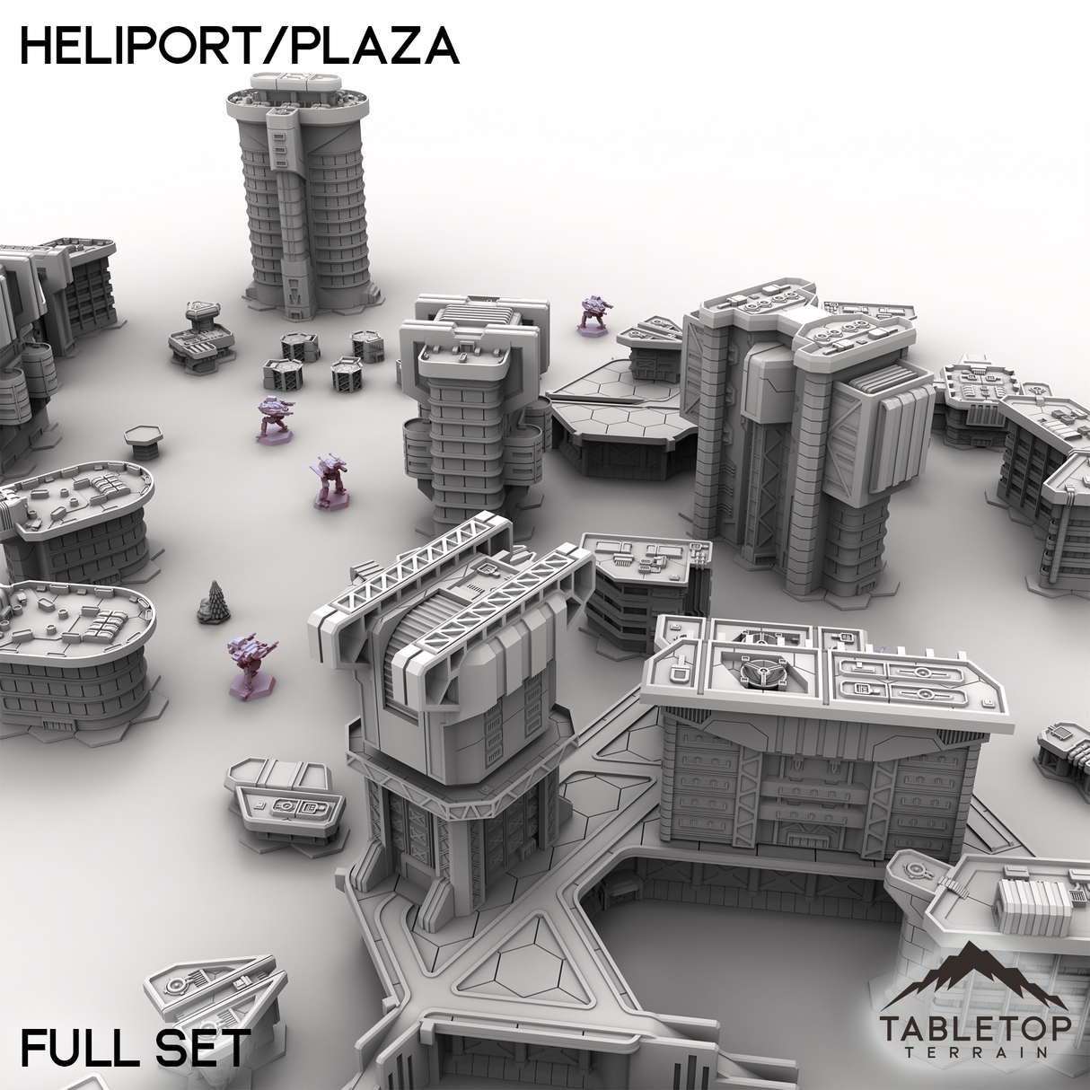 HEXTECH Flüsse und Seen Geländefliesen - 6mm