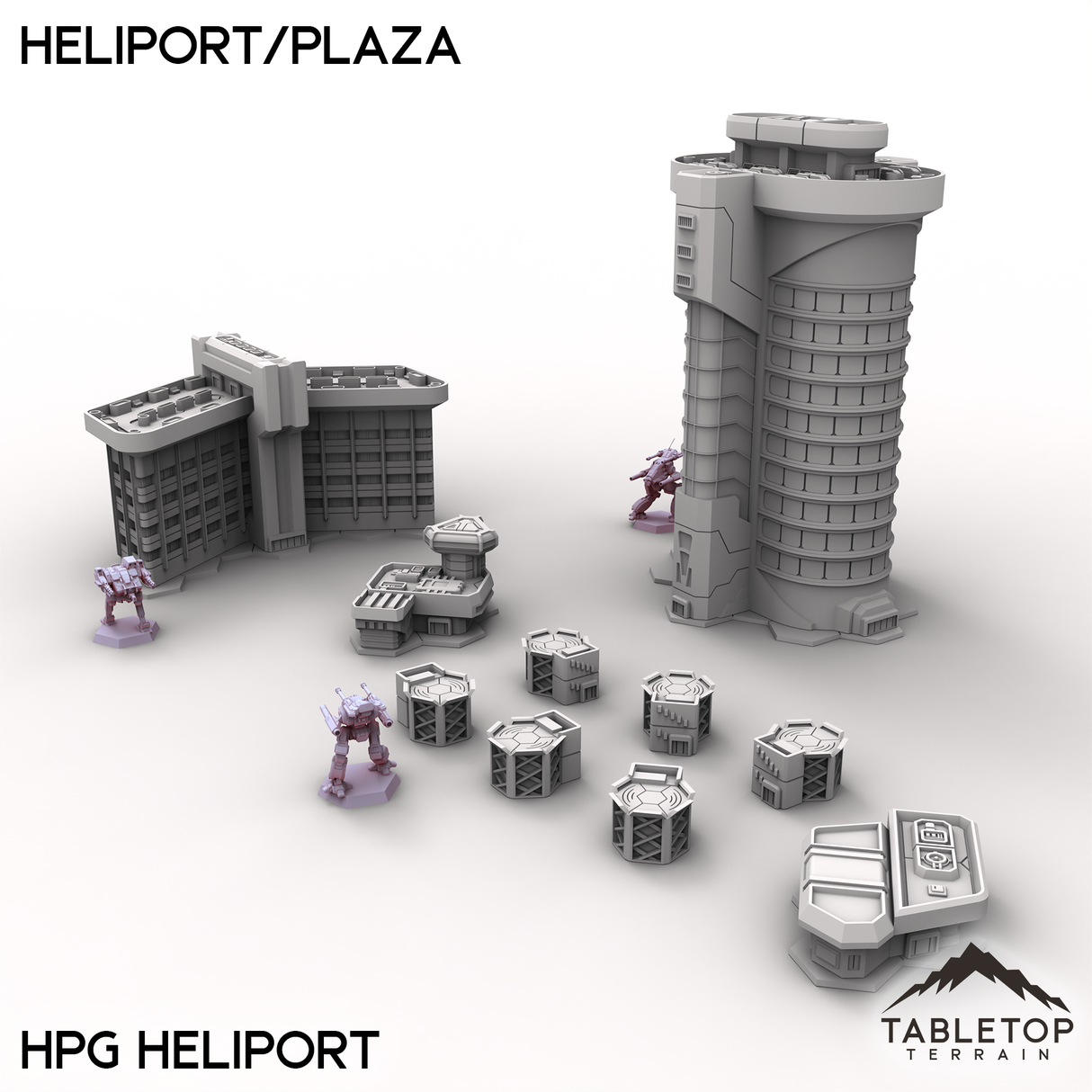 HEXTECH Flüsse und Seen Geländefliesen - 6mm