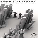 Glacier Rifts - Crystal Bandlands