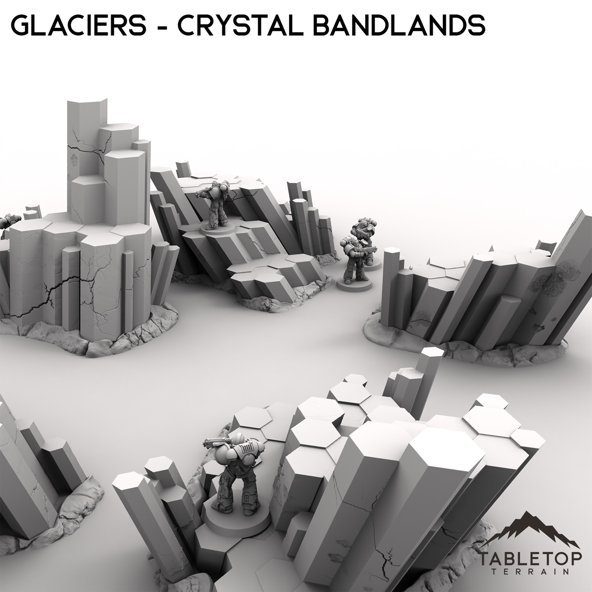 Glaciers - Crystal Bandlands