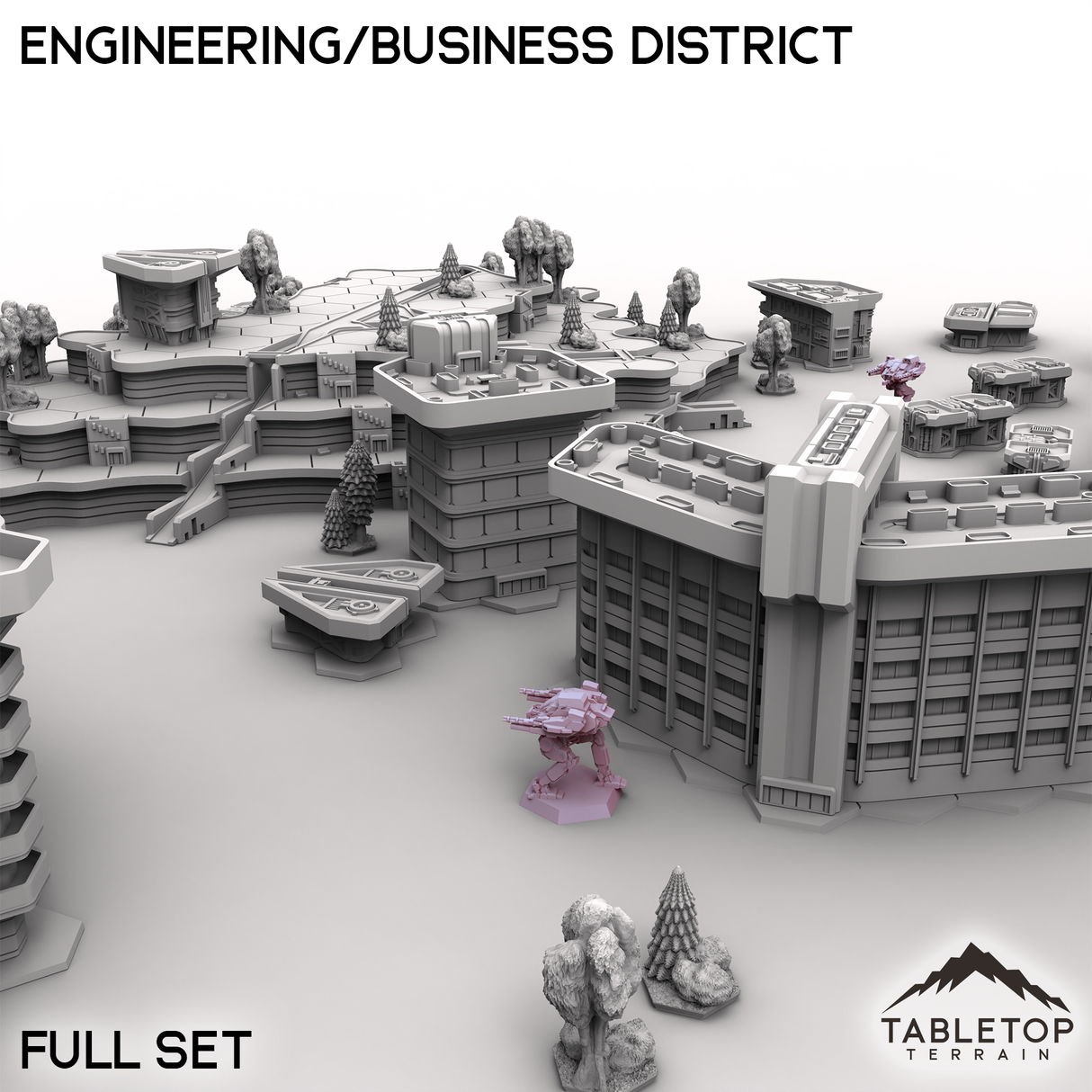 HEXTECH Flüsse und Seen Geländefliesen - 6mm