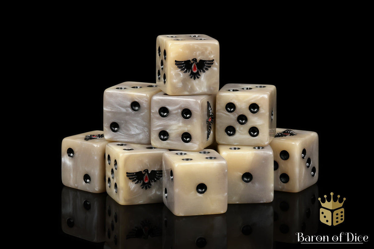 Bloody Raven 16mm Dice