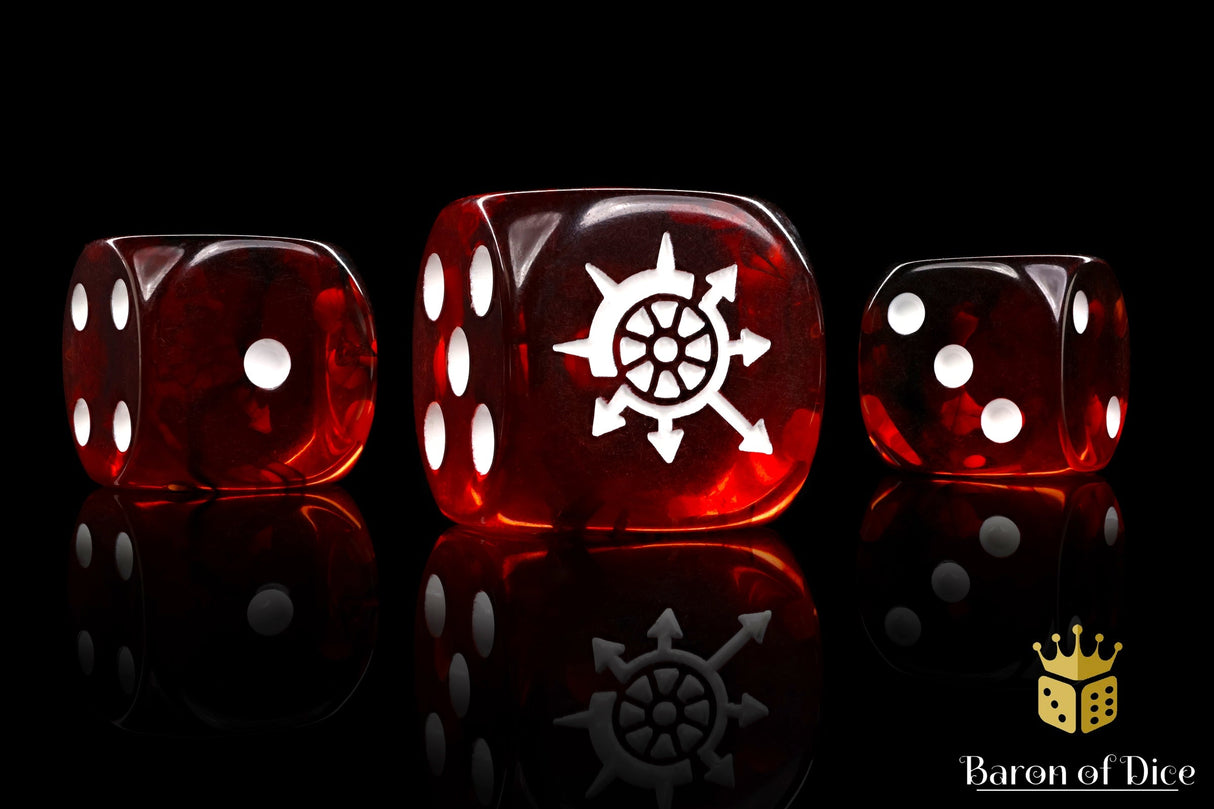 Cogs of Chaos, Blood Red, 16mm Dice