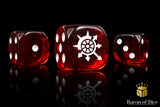 Cogs of Chaos, Blood Red, 16mm Dice